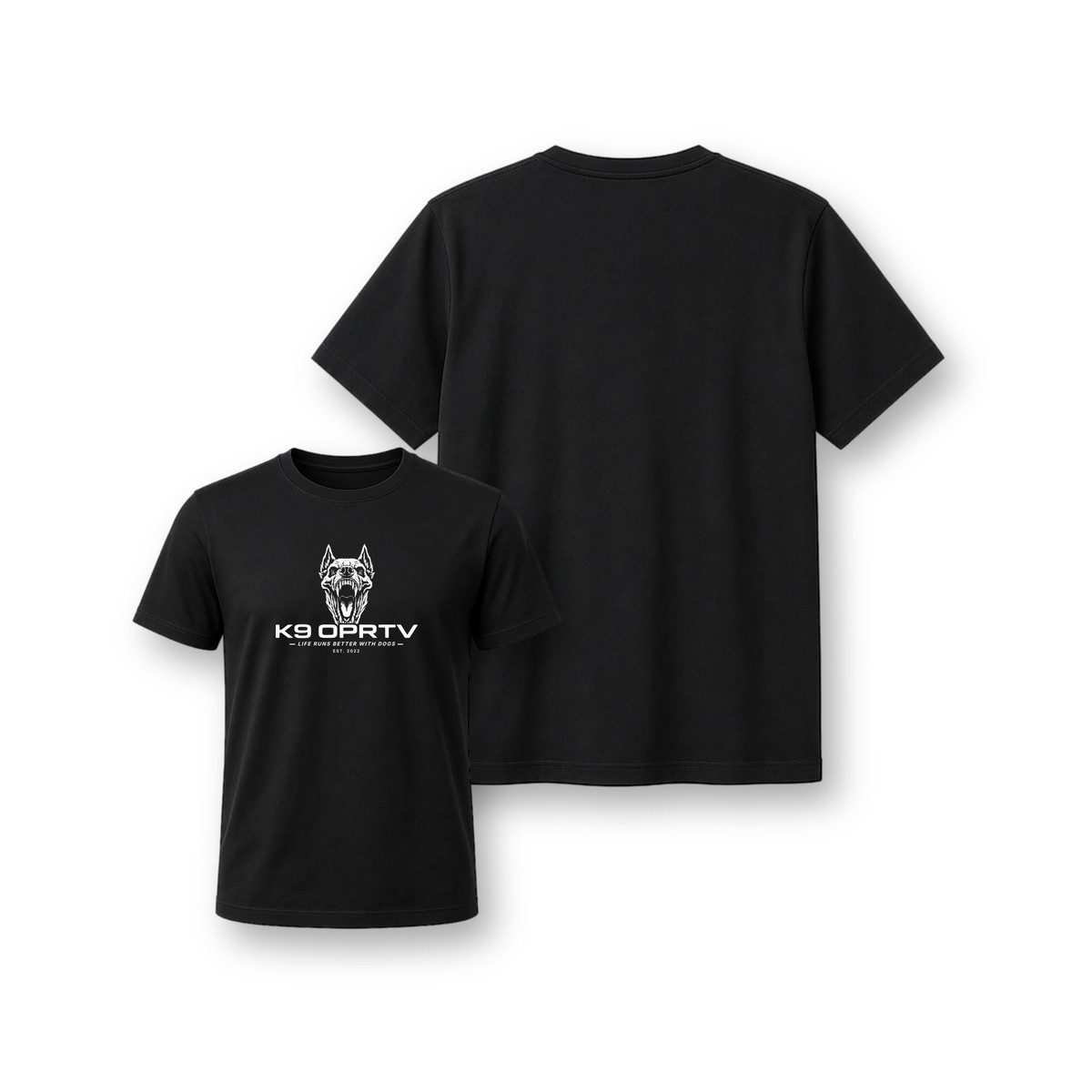 Primal Tee front and back view
